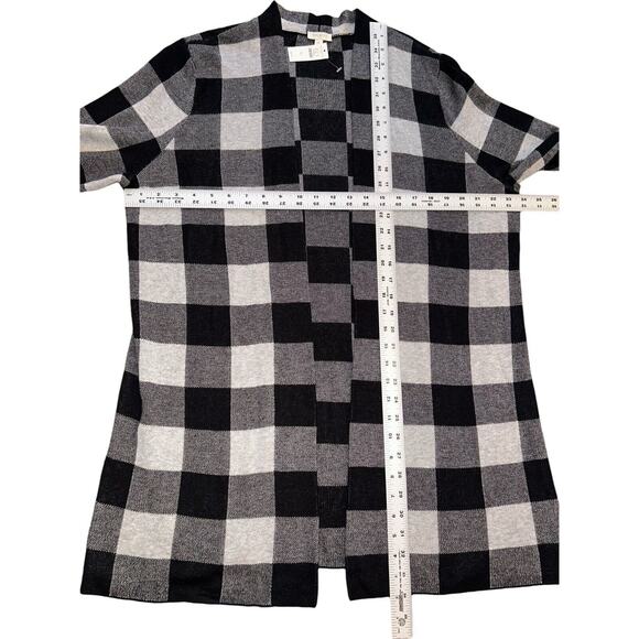 Talbots‎ Women's Size XL Open Cardigan Buffalo Plaid Super Soft NWT $99.50 Orig - Picture 6 of 8